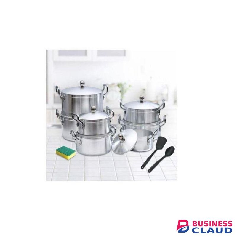 Aluminum Cookware Set Sufuria 14pcs Cooking Pots