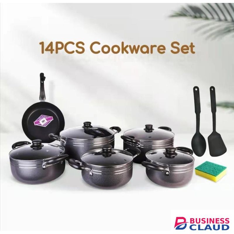 14Pc TC Cookware