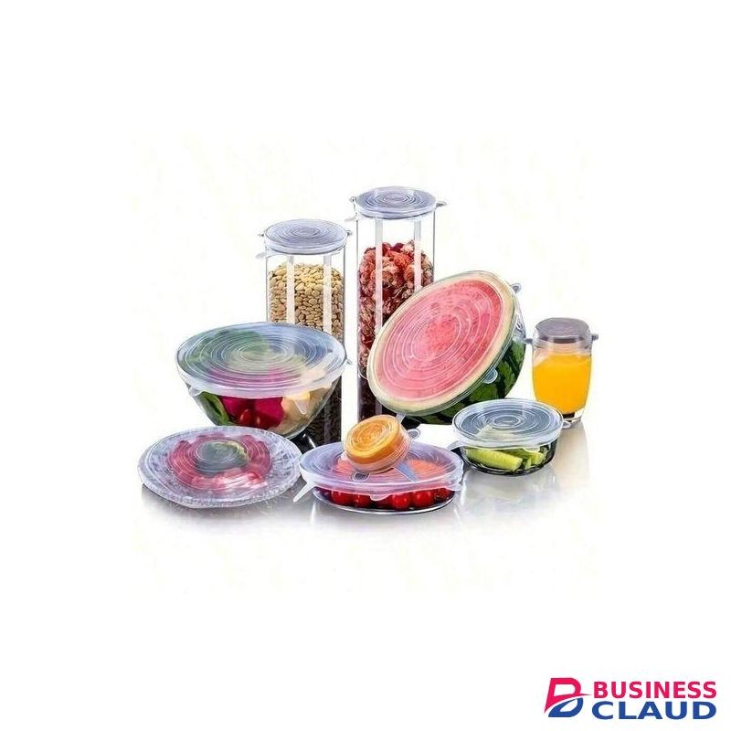 6-Piece Multifunctional Silicone Elastic Cover-Universal Food Packaging Bowl And Pot Cover-Fresh