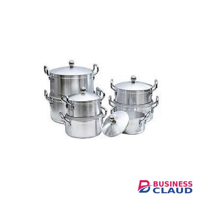 14Pcs Stainles Aluminium Cookware Sufuria.