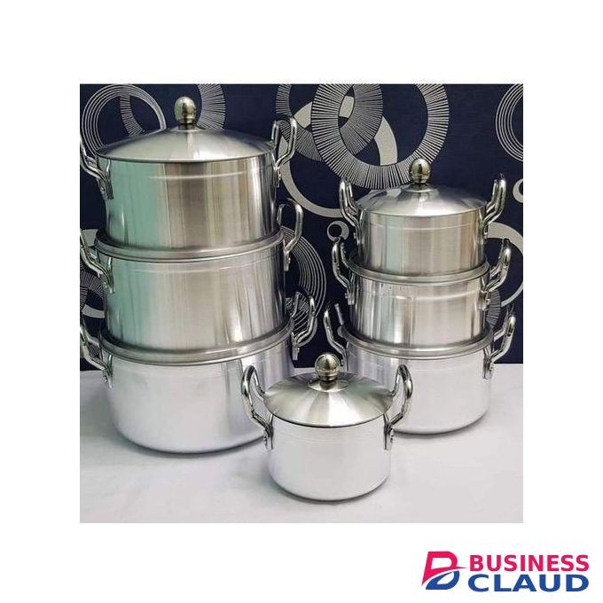 14Pcs Heavy Stainless Aluminium Cooking Sufurias