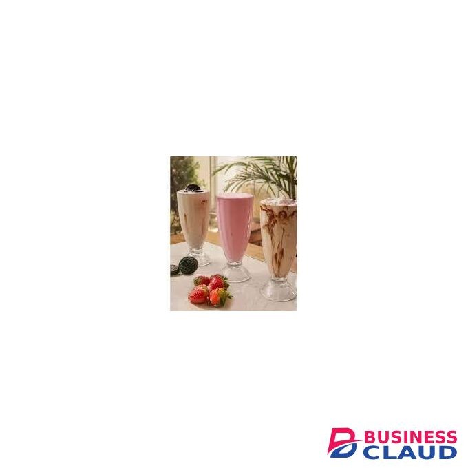 6 Pieces milk shake/smoothie/juice glass set