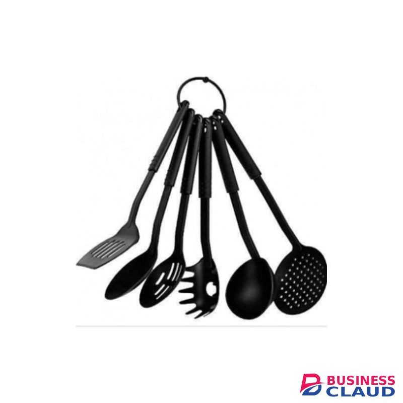 6 Pcs - Heat Resistant Spatula Turner Scoop Cooking Spoons