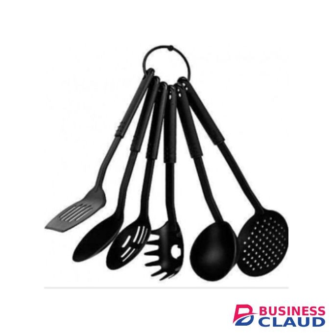 6 Pcs - Heat Resistant Spatula Turner Scoop Cooking Spoons