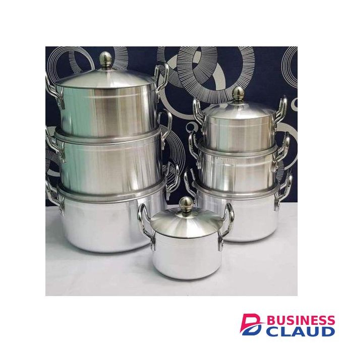 14pcs Aluminum Non Stick Cooking Pot With Lids