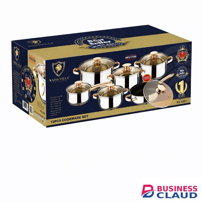 12 piece cookware set for home cooking