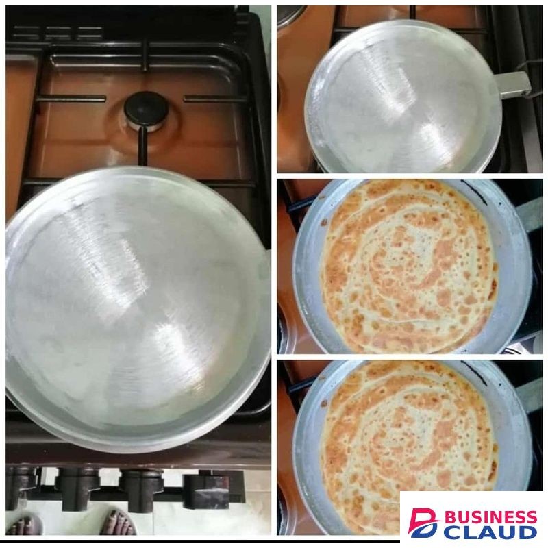 Aluminium Chapati Pan 10" 25cm Extra Heavy Duty Non Stick Cookware Durable Even Heat Distribution Perfect for Home and Commercial Kitchens
