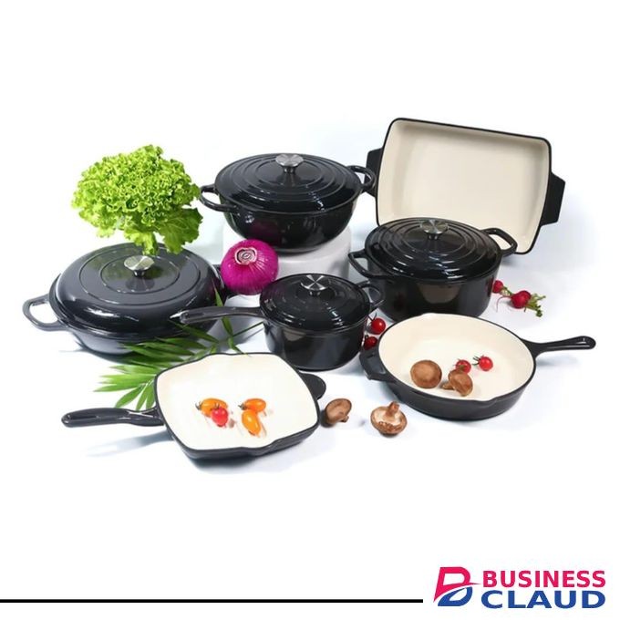 Vina 11 pieces cast iron cookware