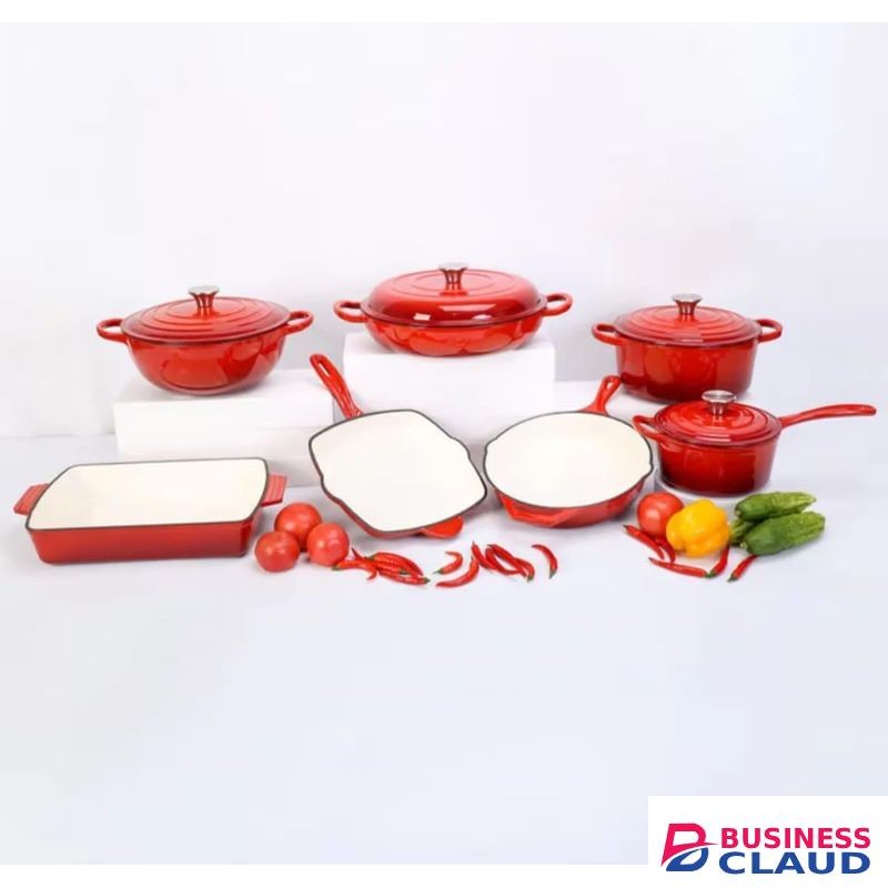 Vina 11 pieces cast iron cookware