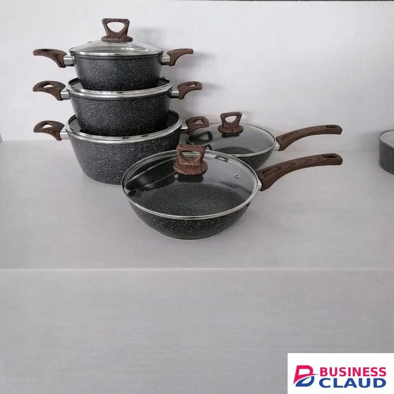 Aluminum cookware set for modern kitchens
