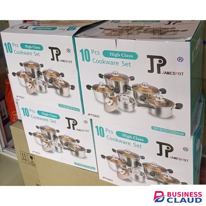 10PC Stainless Cookware set