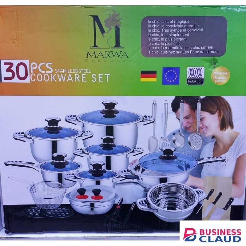 Marwa 30pcs Cookware