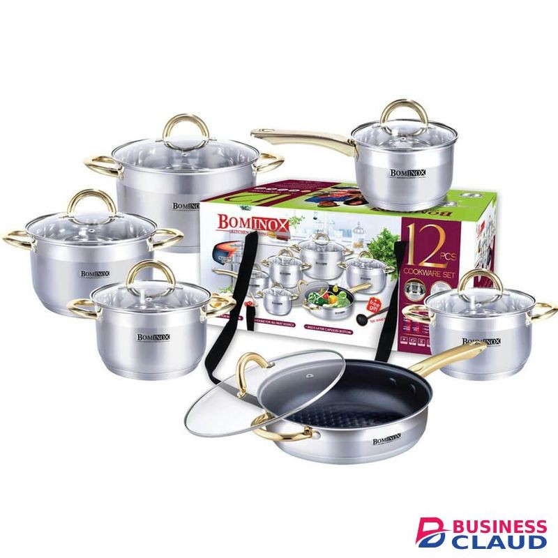 12pcs bominox cookware set