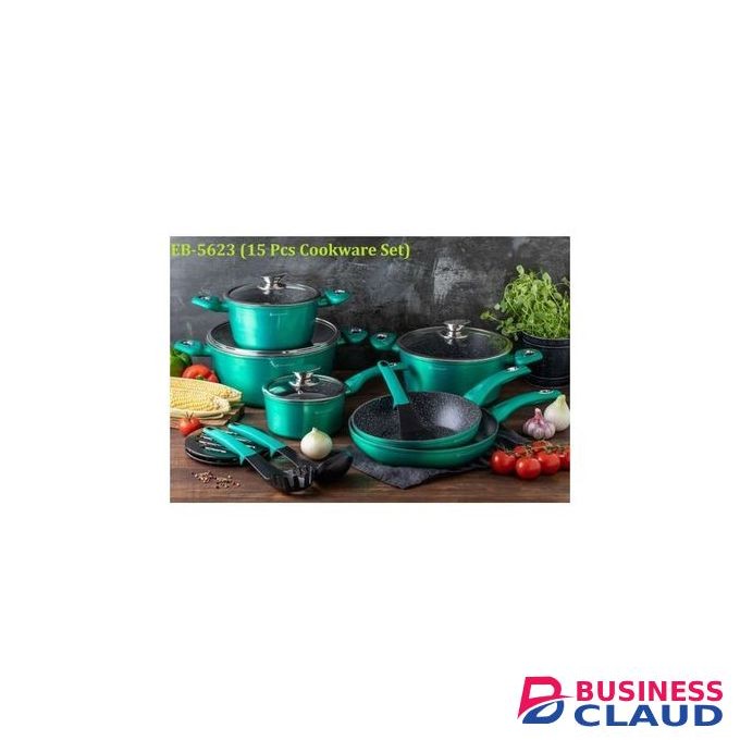 EDENBERG 15pcs Cookware Set -Nonsticky.