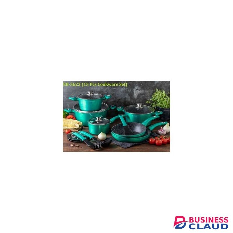 EDENBERG 15pcs Cookware Set -Nonsticky.