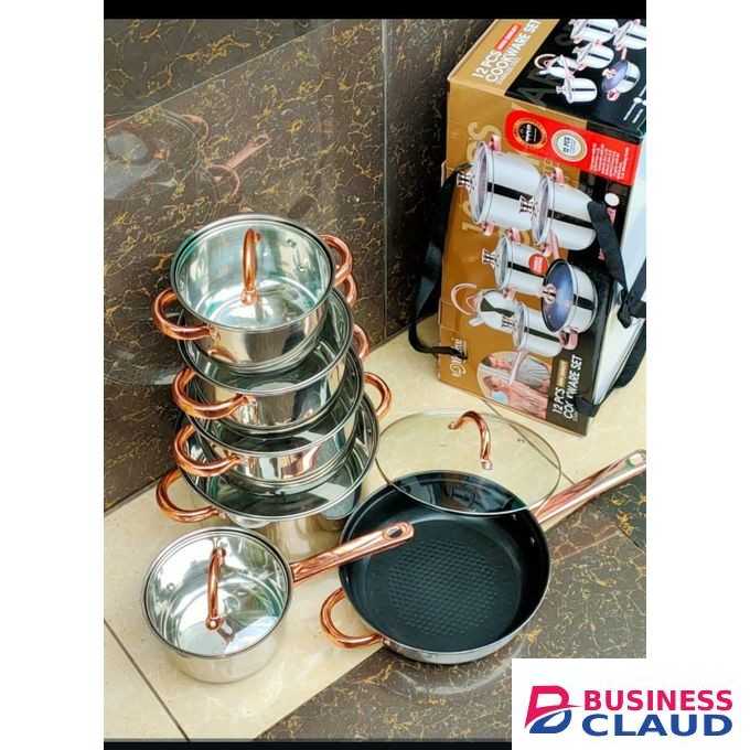 12PCs Yemitei Stainless steel Cookware