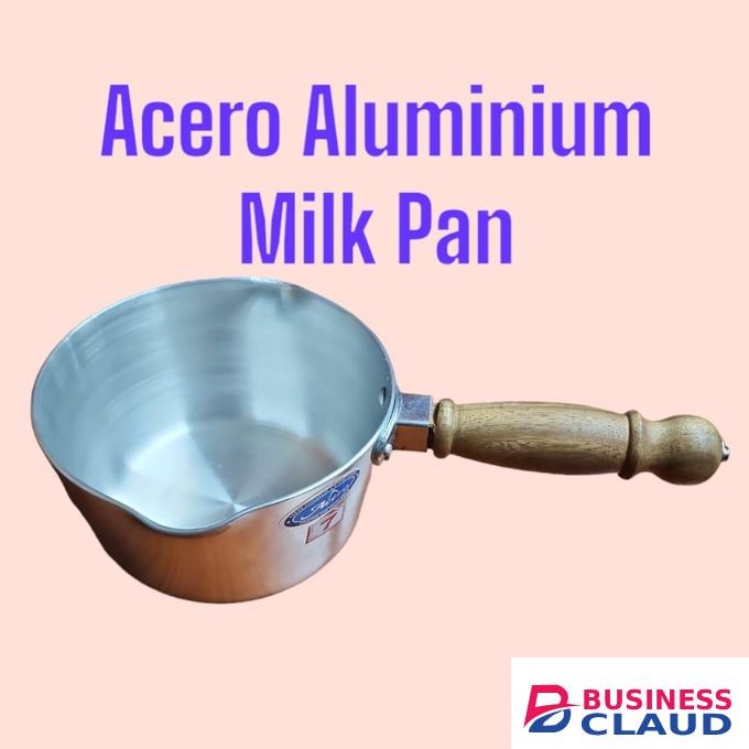 Wood Handle Aluminium Milk Pan 2l
