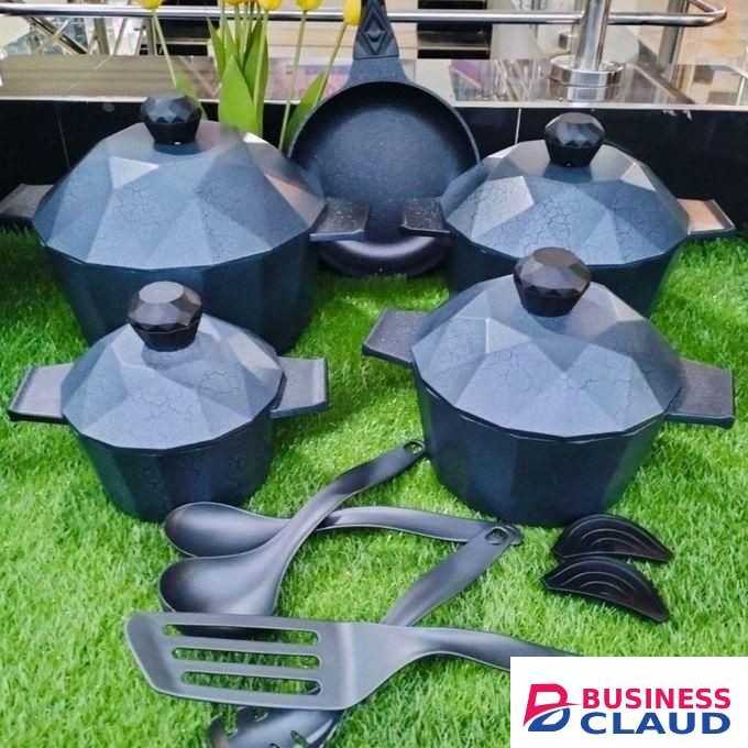 Signature 15 Pcs Diamond Die Cast Nonstick Cookware Sets
