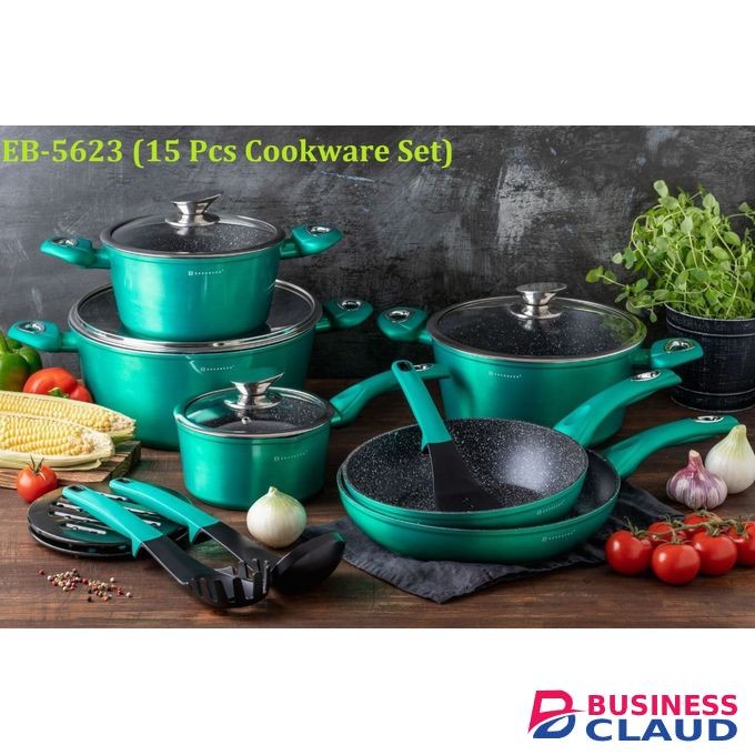 EDENBERG Marble Cookware Set,15pcs