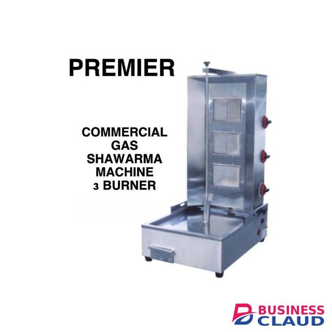 Premier 3 BURNER COMMERCIAL GAS SHARWARMA MACHINE
