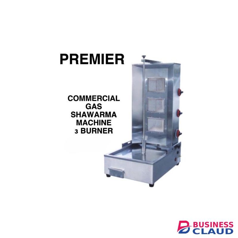 Premier 3 BURNER COMMERCIAL GAS SHARWARMA MACHINE