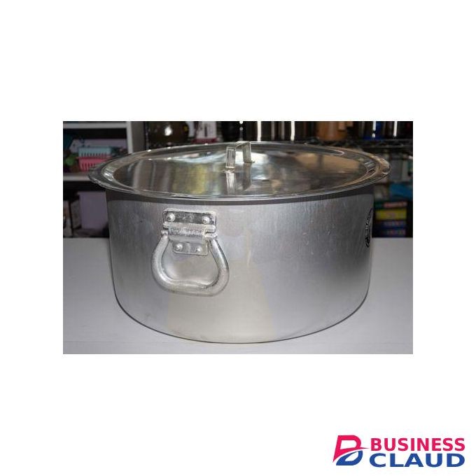 Chef Heavy Duty Aluminium Sufuria With Lid 120 Liters