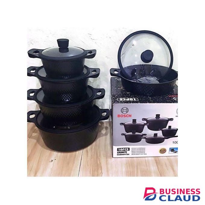 12pcs Heavy Aluminum Cookware