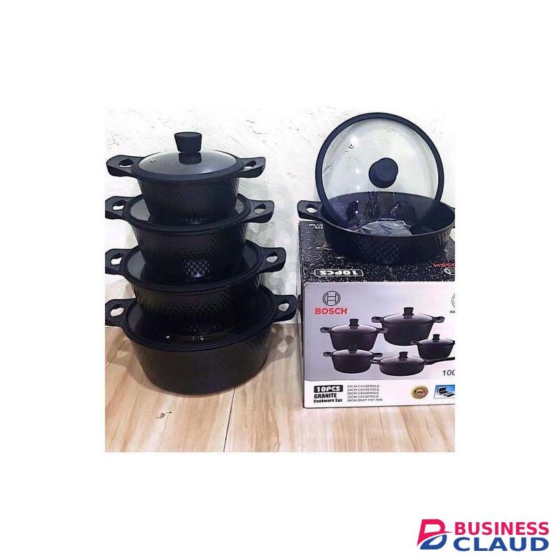 12pcs Heavy Aluminum Cookware