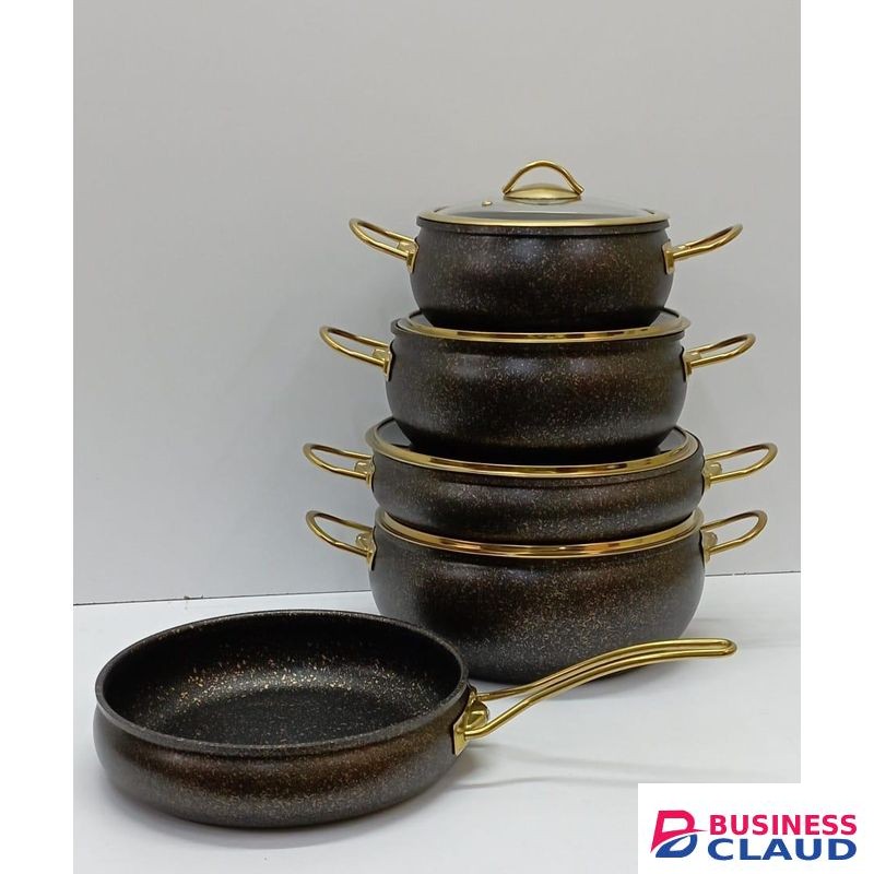 11Pcs Granite Coating Kitchen Cookware Set