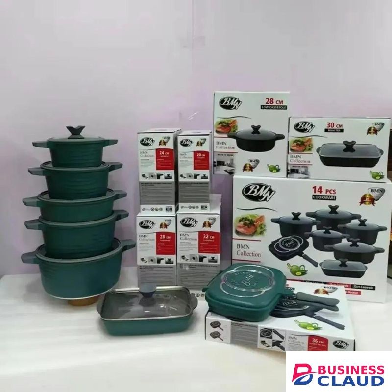 14Pcs Cookware Granite Set