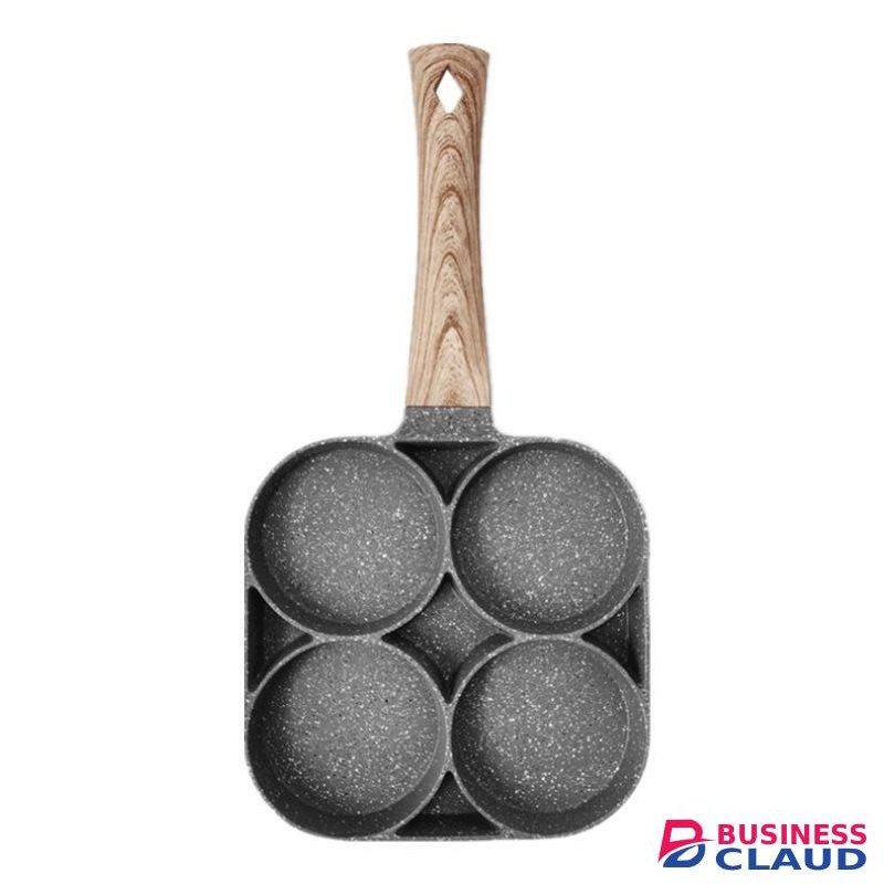 High Quality heavy granite non~stick 4 slot pan cake /egg pan egg and steak fry pan
