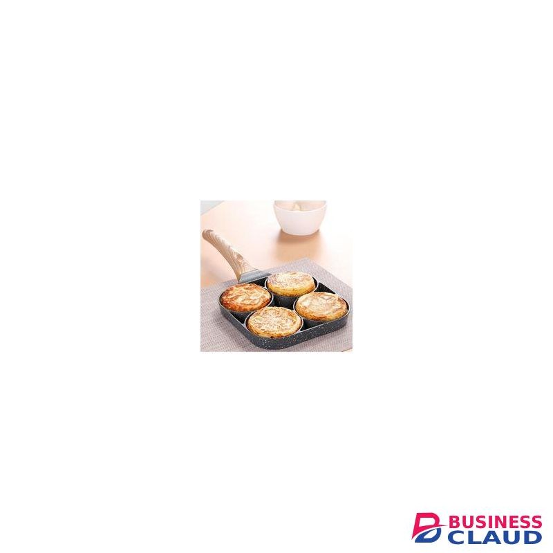 High Quality heavy granite non~stick 4 slot pan cake /egg pan egg and steak fry pan