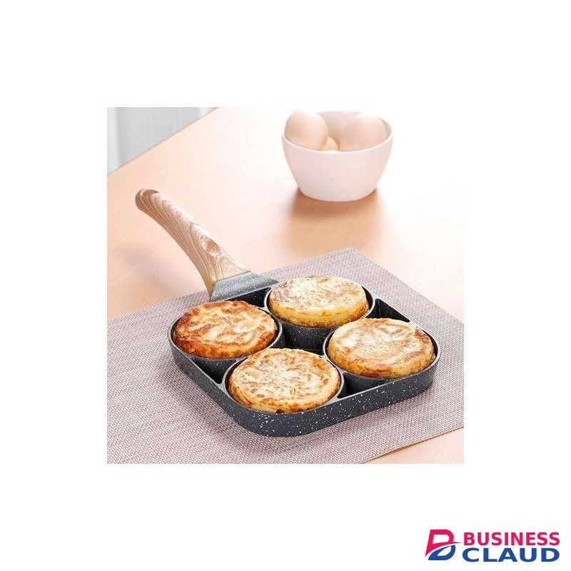 High Quality Heavy Granite Non-stick 4 Slot Pan