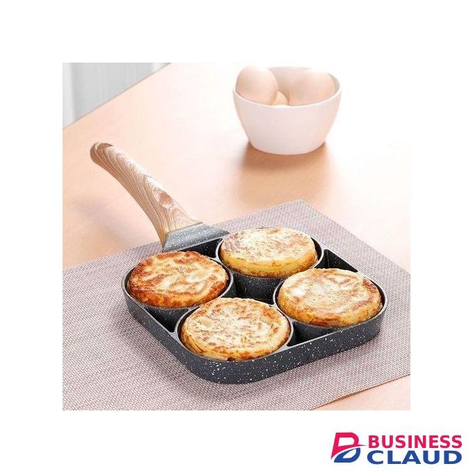 High Quality Heavy Granite Non-stick 4 Slot Pan
