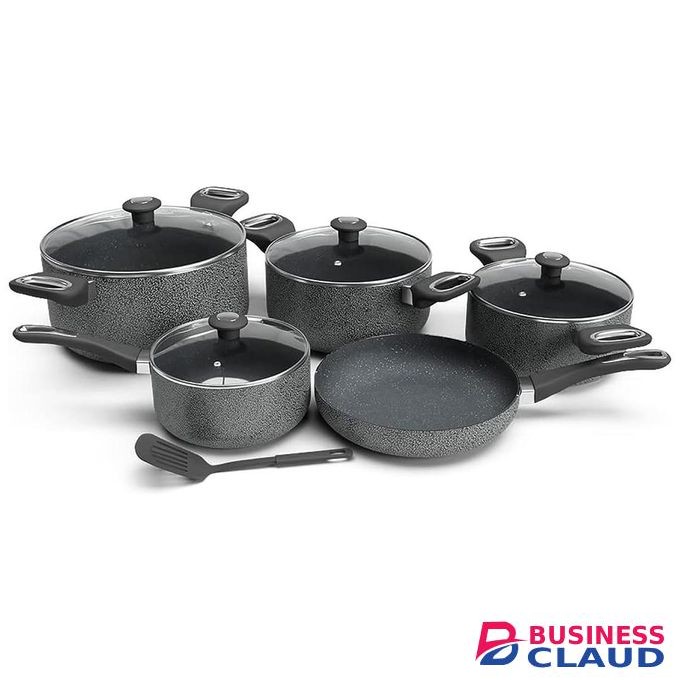 10pc Nonstick Granite Cookware Set