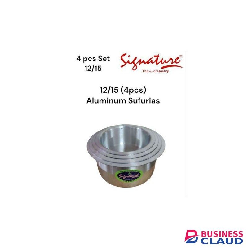 Signature 4PCs Set Premium Quality Aluminium Sufurias Cookware Set