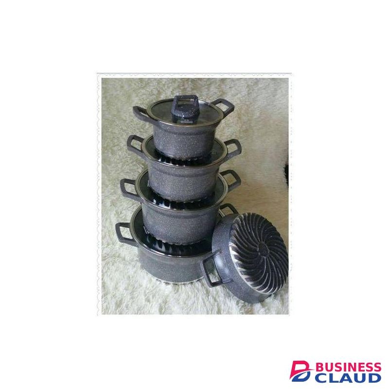 10 Pcs Granite Non-Stick CookWare Set Pots Sufuria