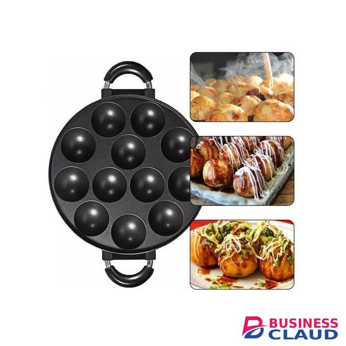 12-Hole Vitumbua Non-Stick Cooking Pan