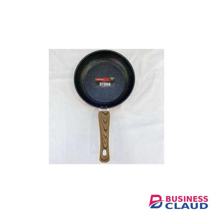 Stone Pan With Wooden Handle,Non-Stick