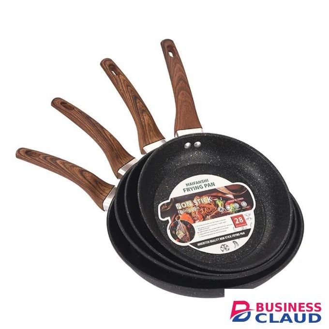 Granite Heavy Deep Nonstick Frying Pan – 24cm
