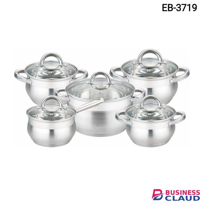 10pcs Stainless Cookware set