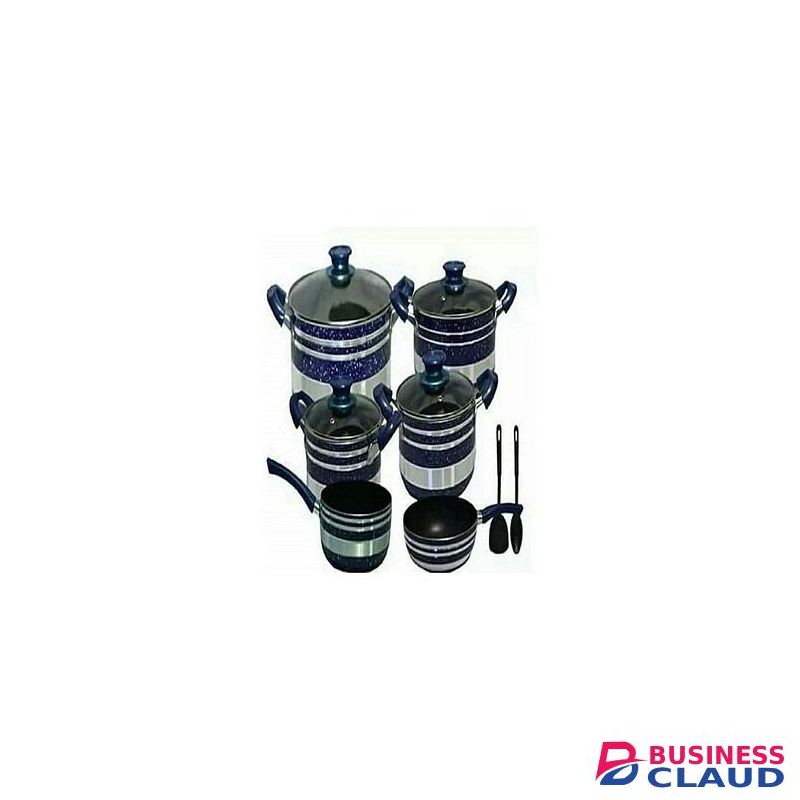 Signature 12pc Non Stick Cooking Sufurias Blue