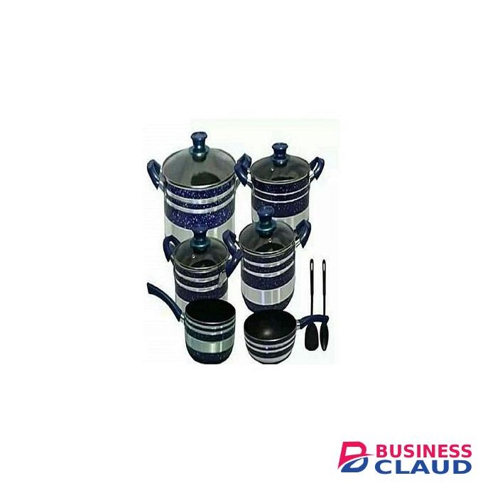 Signature 12pc Non Stick Cooking Sufurias Blue