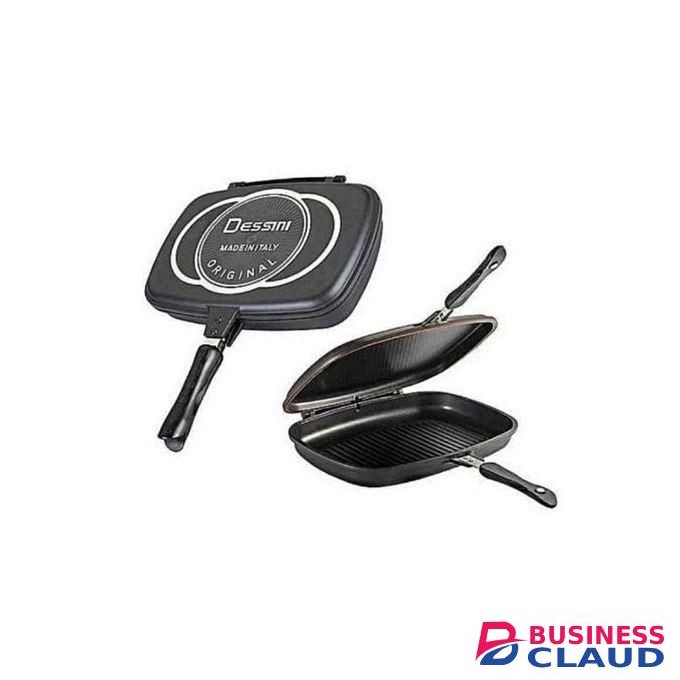 Share this product Dessini Double Sided Made In Italy Grill Pan 36cm - Black
