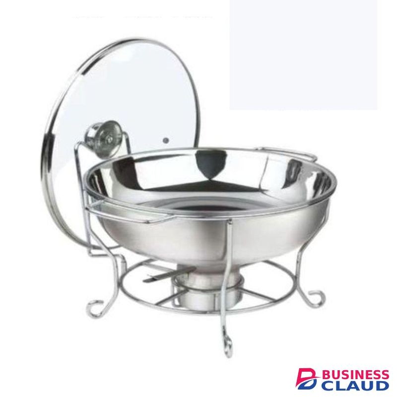 Signature 8Ltr Round Chaffing Dish For Home/ Professional Use