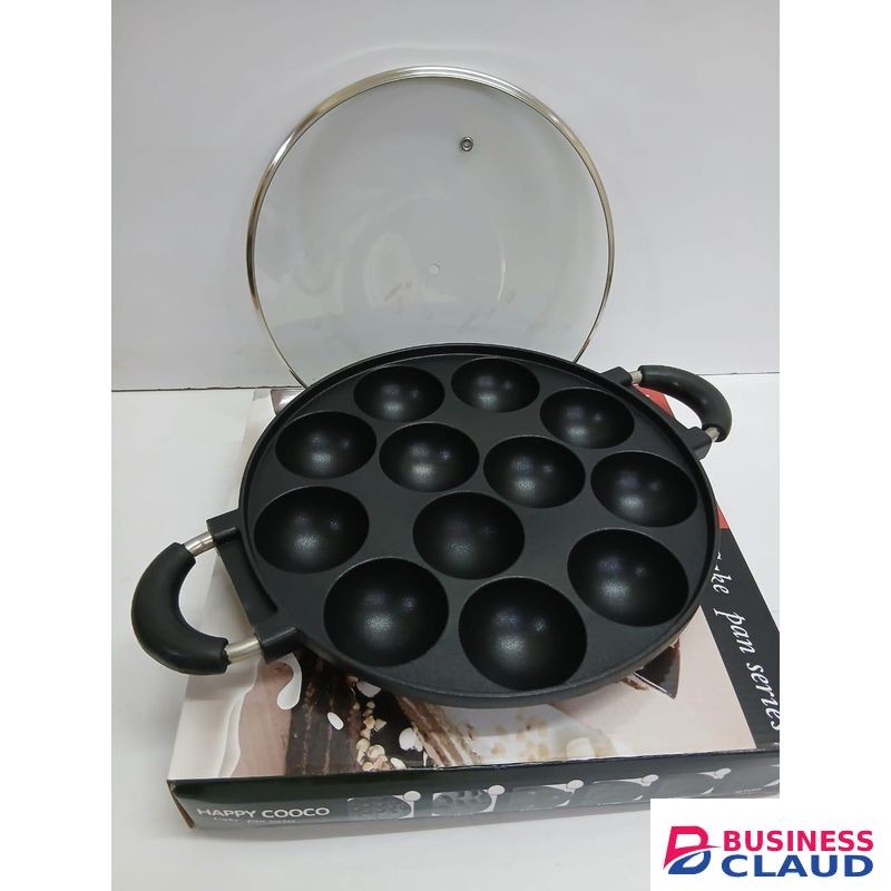 12Holes Non stick round scones, waffles & cookies maker