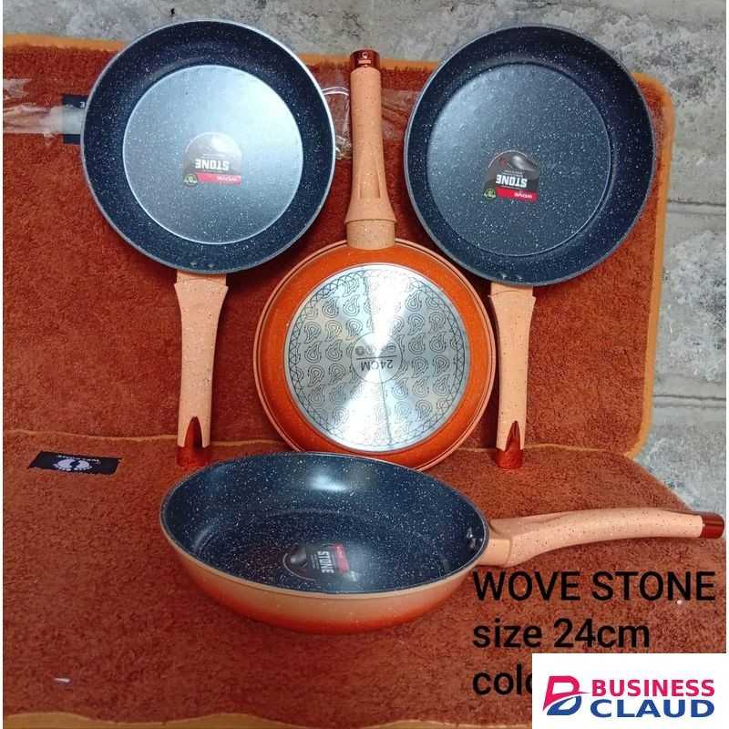 Wove stone pan 24cm