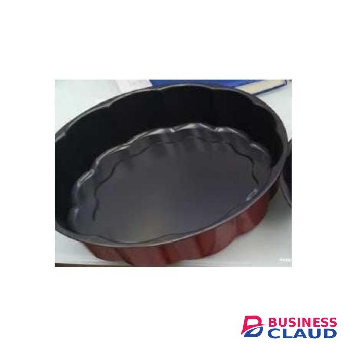 High Quality Wavy Nonstick Baking Tin/Pan-Red&Black Color