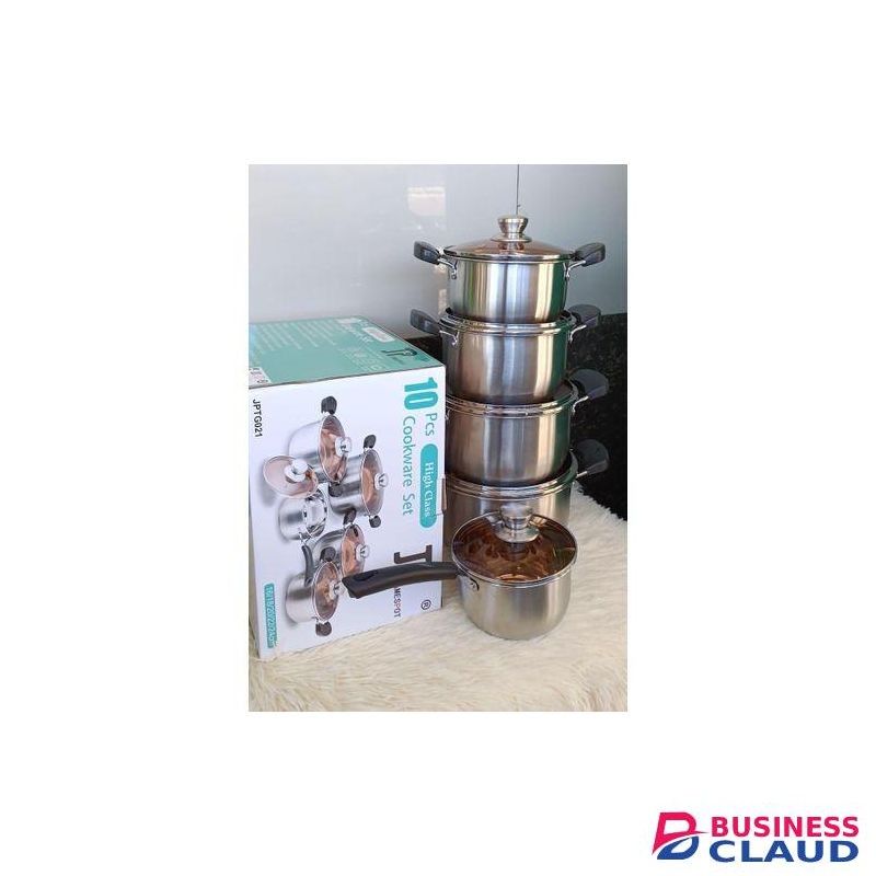 10 Pcs JP Stainless Cookware