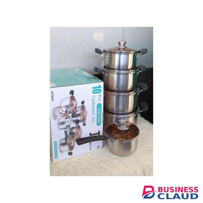 10 Pcs JP Stainless Cookware